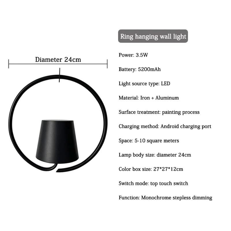 NovaGlow Rechargeable LED Pendant Light for Indoor and Outdoor Use | Temsk