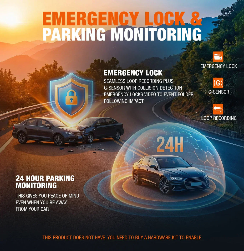 360° Dashcam-System mit GPS und 4 Kameras | Temsk