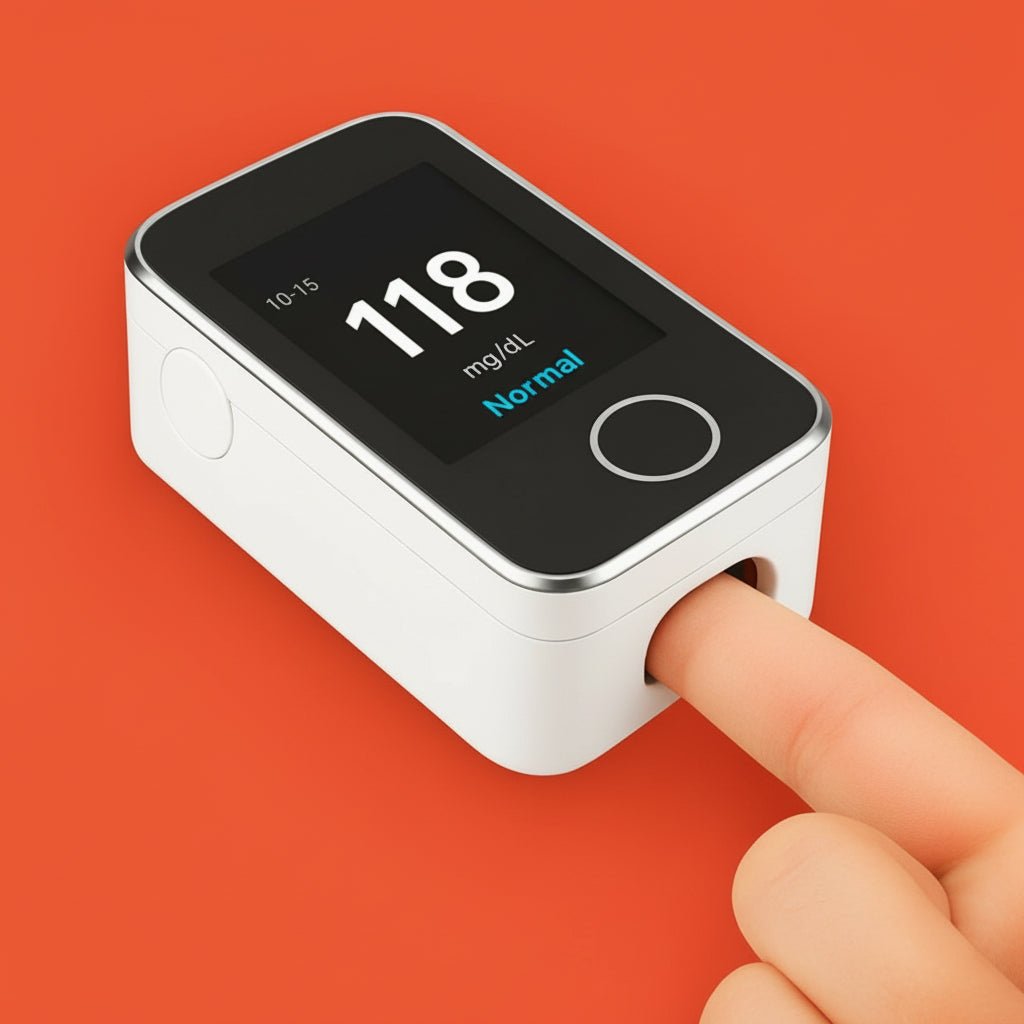 Finger Pulse Oximeter For Noninvasive Oxygen Saturation And Pulse Rate | Temsk
