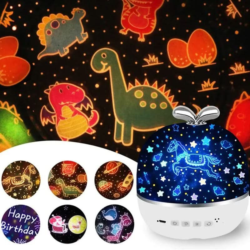 LunaGlow Sphere Magical Star Projector For Kids Room | Temsk