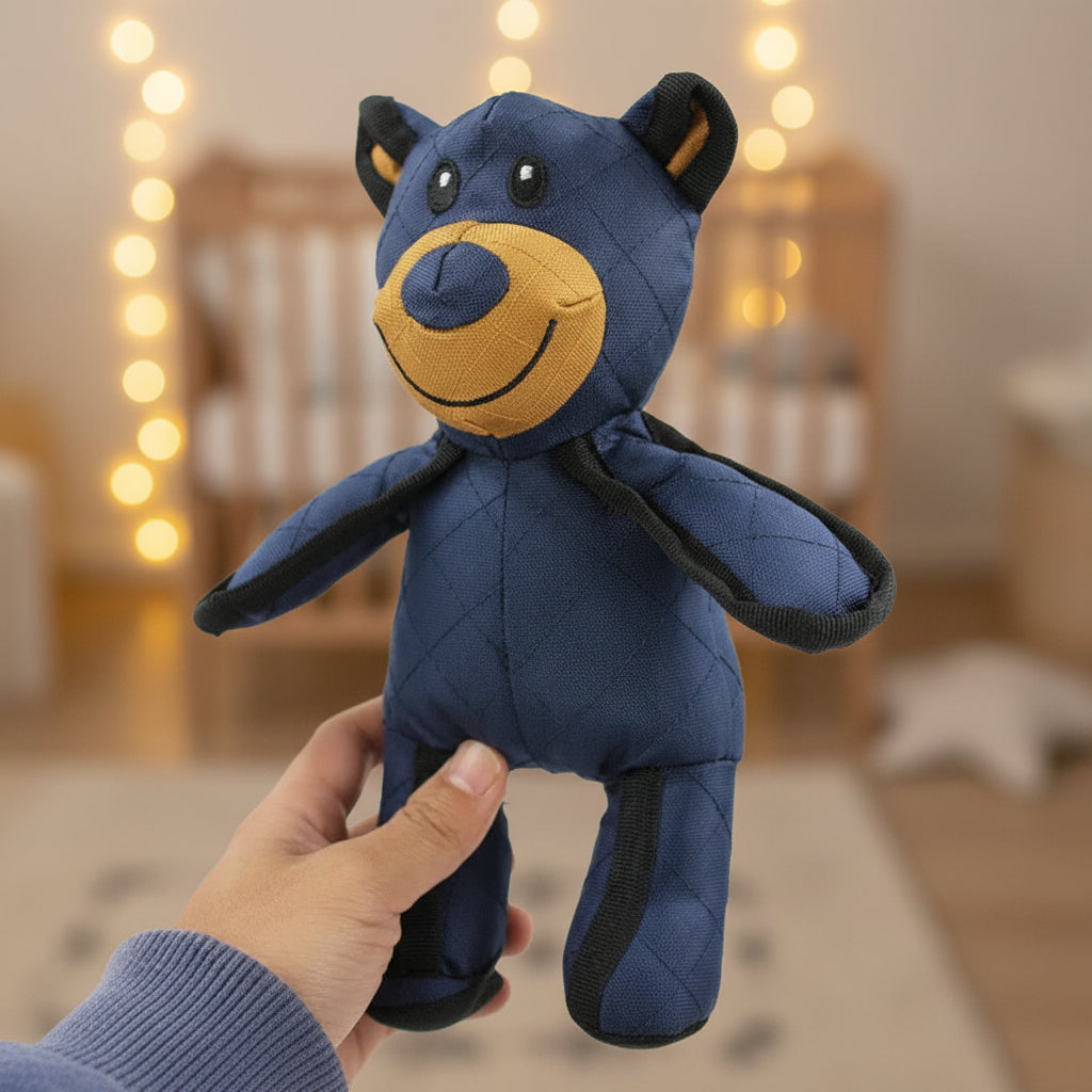 Bear Shaped Plush Dog Chew Toy For Interactive And Durable Play | Temsk