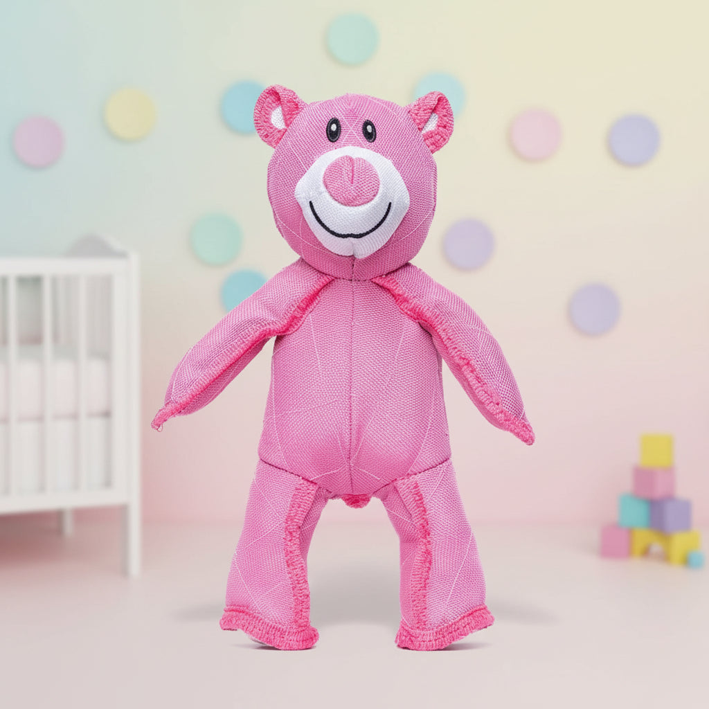 Bear Shaped Plush Dog Chew Toy For Interactive And Durable Play | Temsk