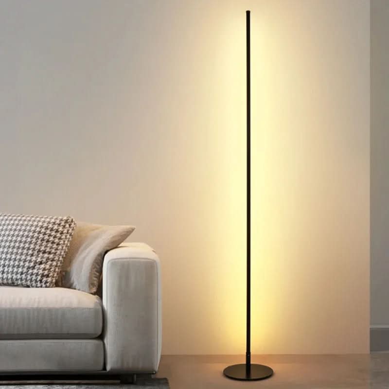 LumenAura Kovová stojací lampa, stmívatelná a elegantní pro každý obývací pokoj | Temsk