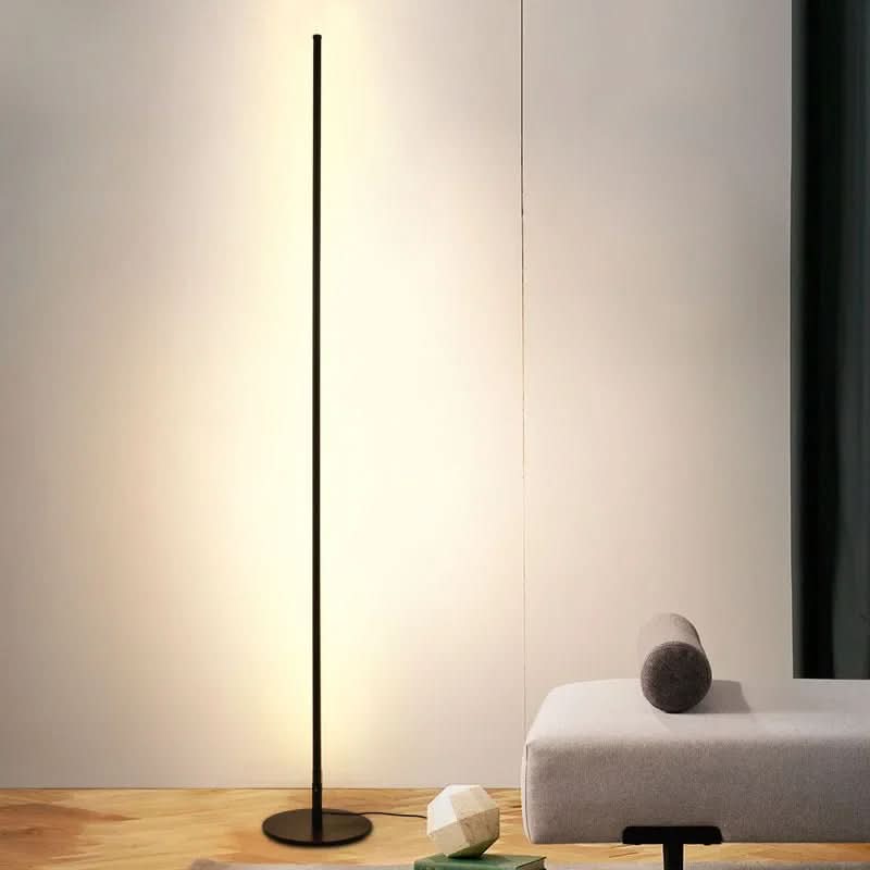LumenAura Kovová stojací lampa, stmívatelná a elegantní pro každý obývací pokoj | Temsk