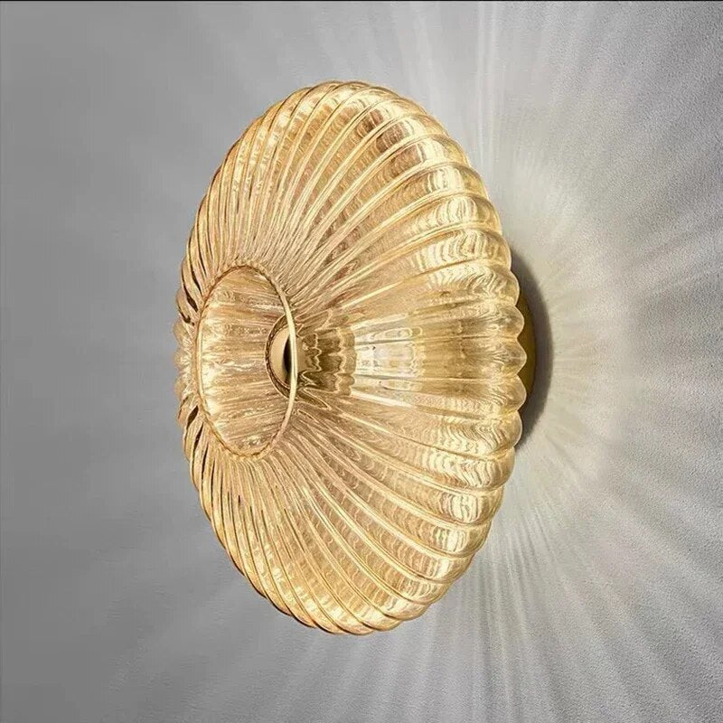 NovaLume Glass Ripple Lights Indoor Wall Lamps for Home Decor | Temsk