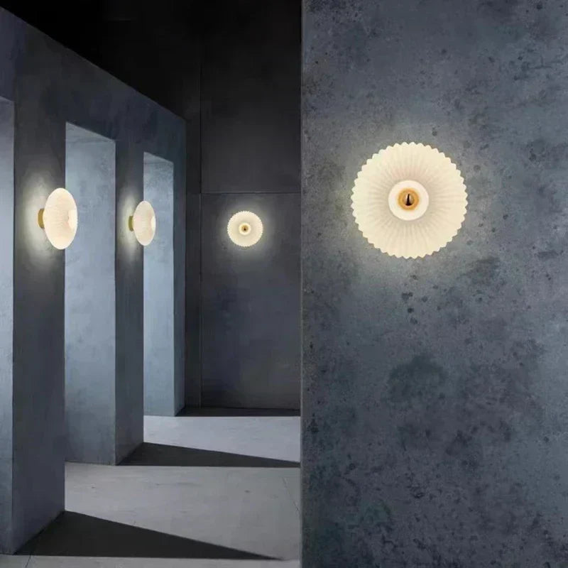 NovaLume Glass Ripple Lights Indoor Wall Lamps for Home Decor | Temsk