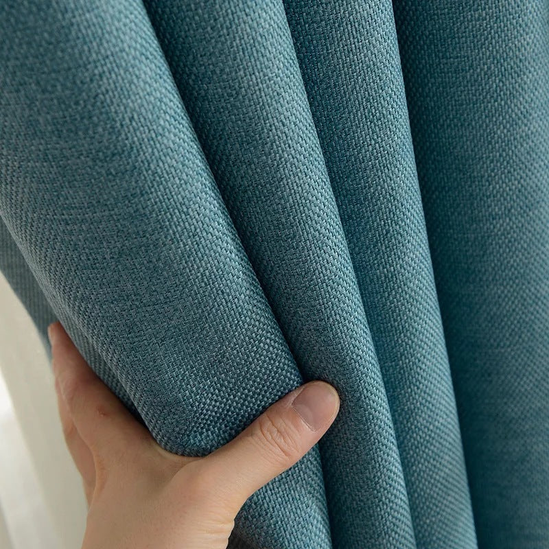 LumaNest Cotton Curtains With Blackout For Bedroom Windows | Temsk
