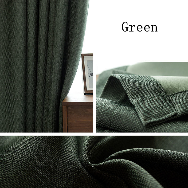 LumaNest Cotton Curtains With Blackout For Bedroom Windows | Temsk