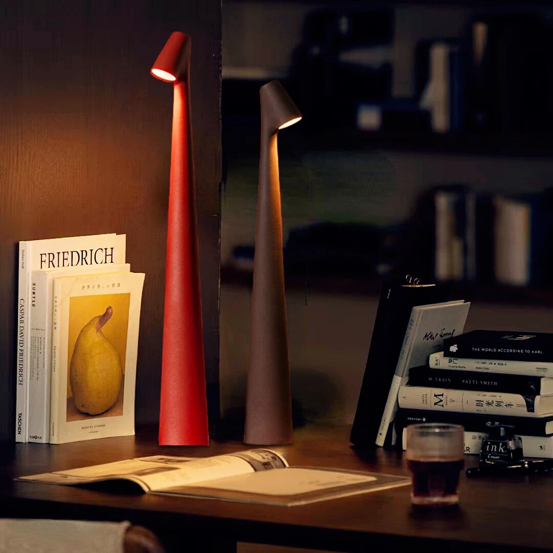 NovaLume Cordless LED Table Lamp for Warm Home Ambiance | Temsk