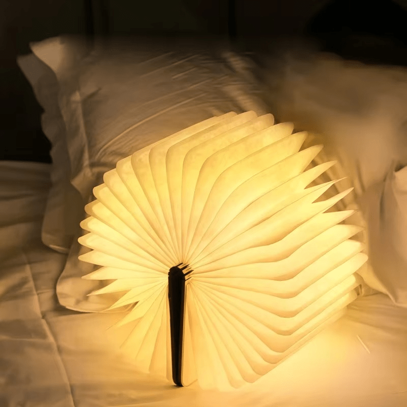Lumibook 360 Degree Foldable Table Lamp, Rechargeable Ambient Light | Temsk