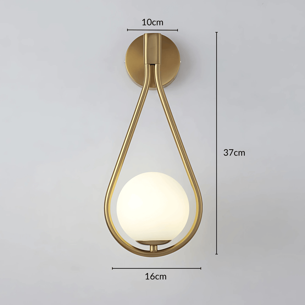 Droplet Wandleuchte, Tropfenförmige moderne Wandlampe für stimmungsvolles Licht | Temsk