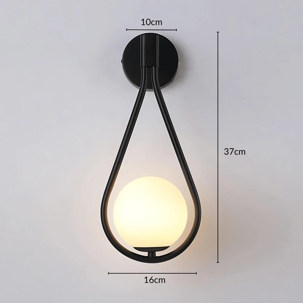 Droplet Wandleuchte, Tropfenförmige moderne Wandlampe für stimmungsvolles Licht | Temsk