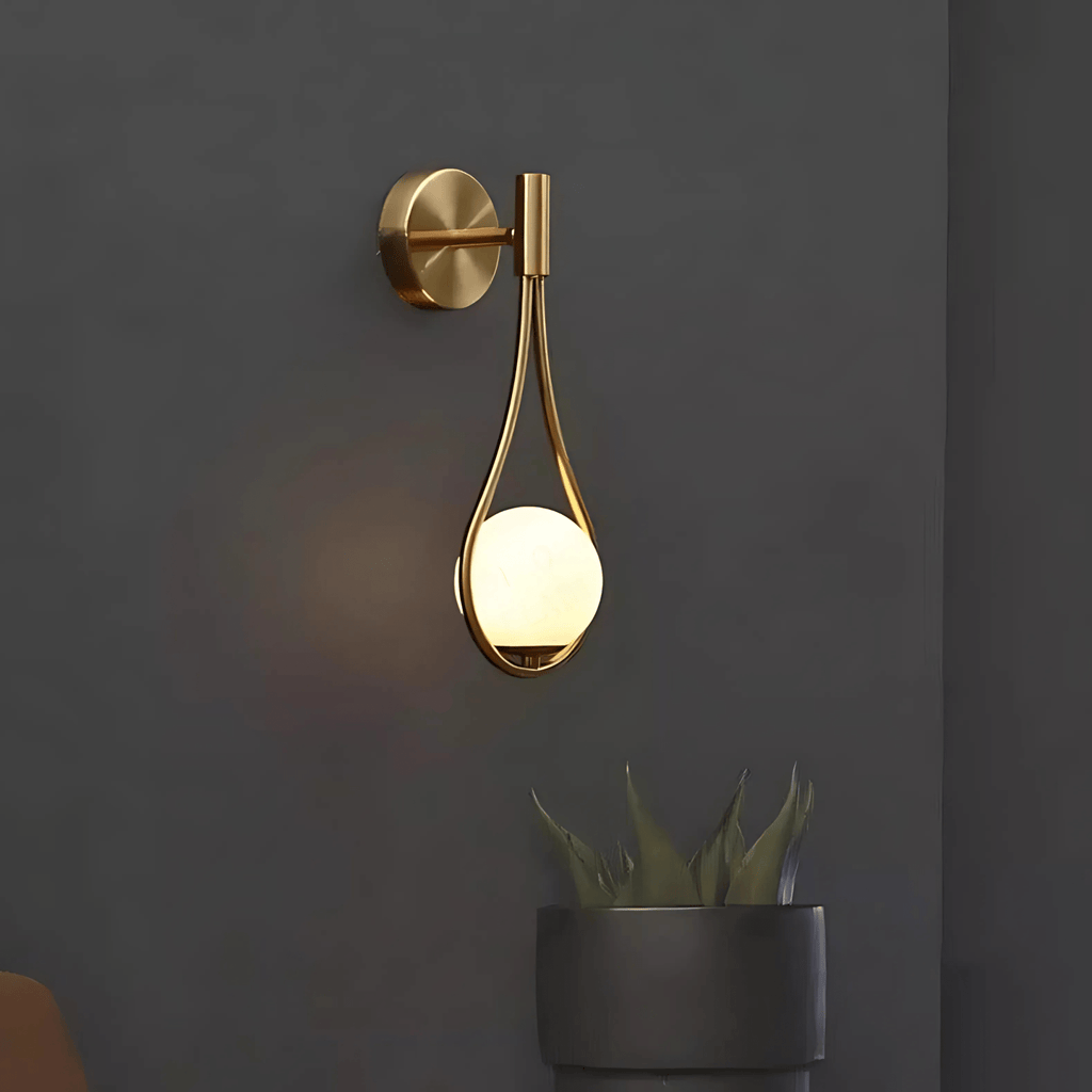 Droplet Wandleuchte, Tropfenförmige moderne Wandlampe für stimmungsvolles Licht | Temsk