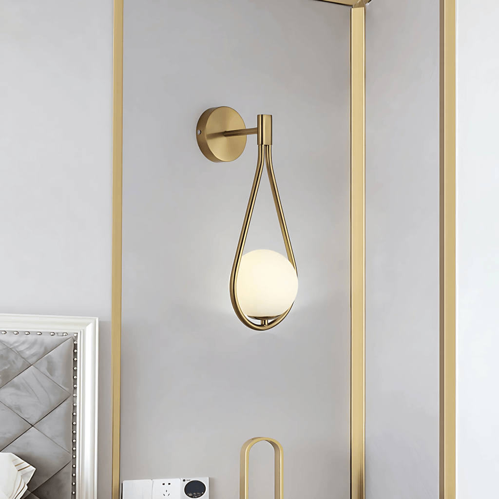Droplet Wandleuchte, Tropfenförmige moderne Wandlampe für stimmungsvolles Licht | Temsk