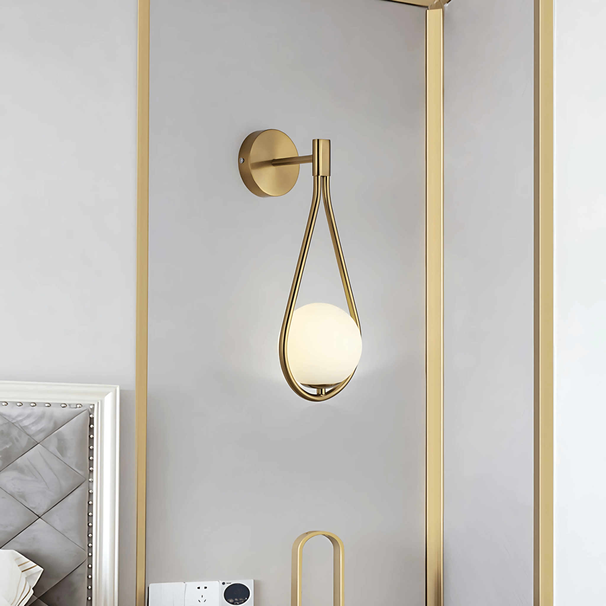 Droplet Wandleuchte, Tropfenförmige moderne Wandlampe für stimmungsvolles Licht | Temsk