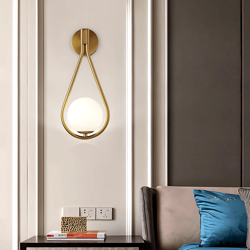 Droplet Wandleuchte, Tropfenförmige moderne Wandlampe für stimmungsvolles Licht | Temsk