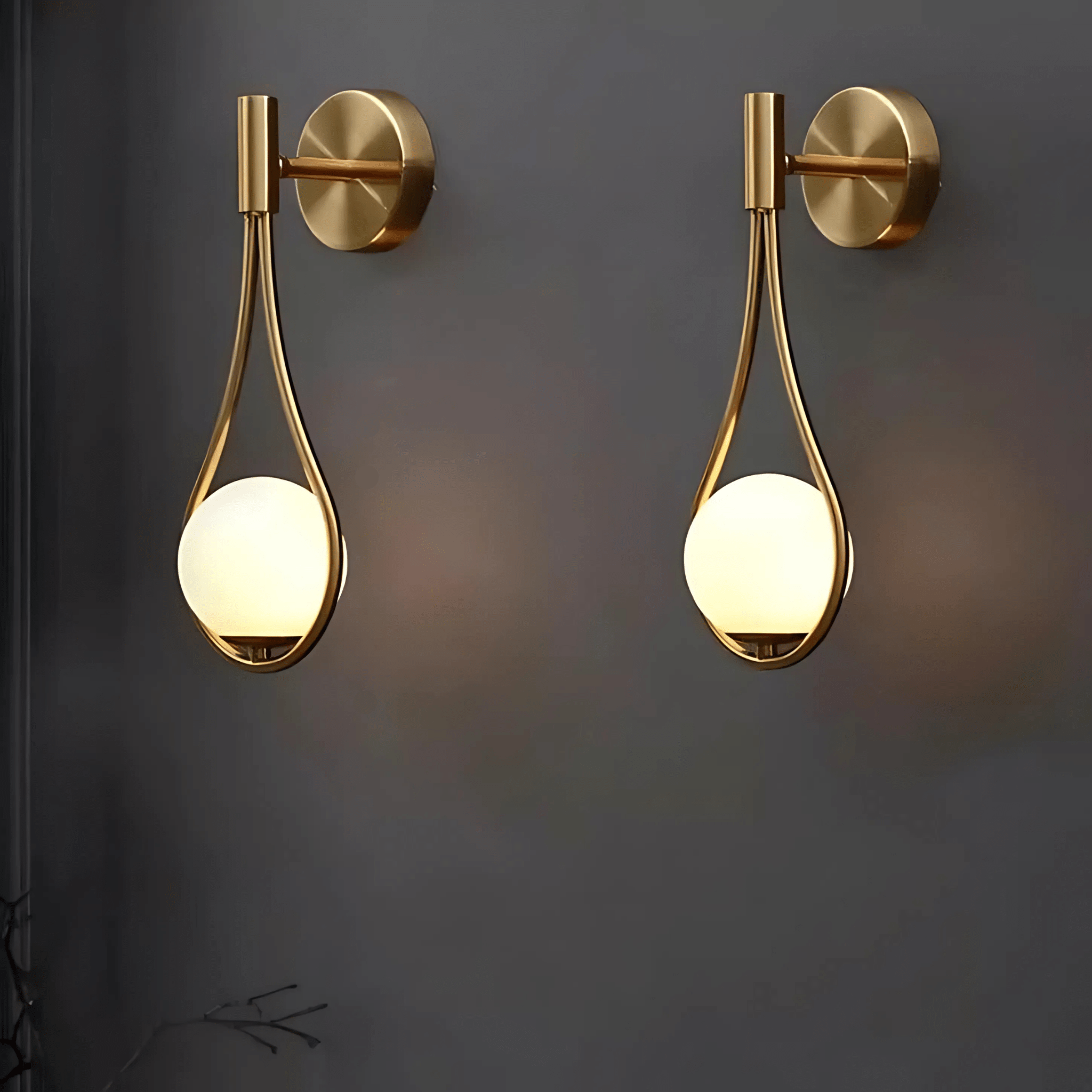Droplet Wandleuchte, Tropfenförmige moderne Wandlampe für stimmungsvolles Licht | Temsk