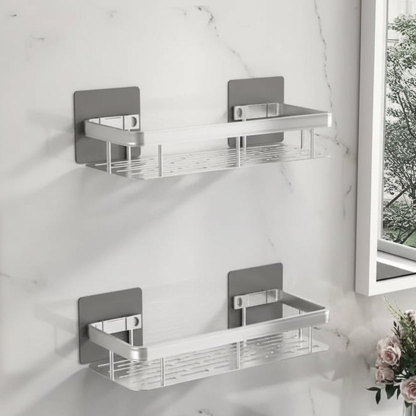 AeroShelf Adhesive Bathroom Shelf Drill-Free And Stylish For Every Bathroom | Temsk