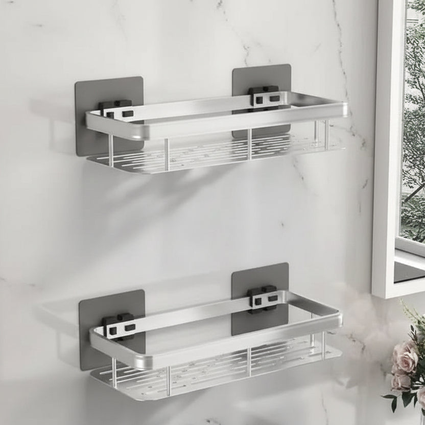 AeroShelf Adhesive Bathroom Shelf Drill-Free And Stylish For Every Bathroom | Temsk