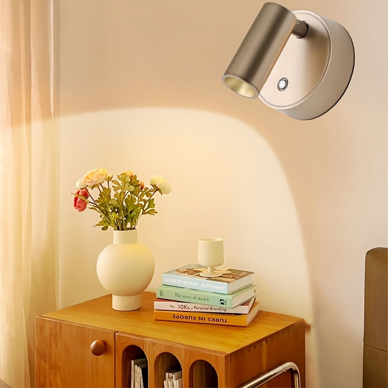 Wiederaufladbare magnetische Wandleuchte mit Touch-Steuerung und kabellosem Design | Temsk