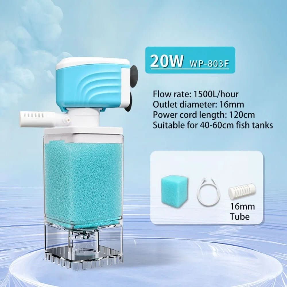 ClearWave Pro 5-In-1 Aquarium Filter System For Crystal Clear Water | Temsk