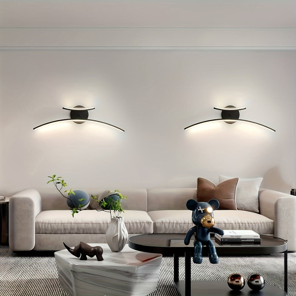 Lineare LED-Wandleuchte für Bad, Wohnzimmer und Essbereiche | Temsk