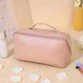 Travel Makeup Bag With PU Shell And Cosmetic Case Large Capacity | Temsk