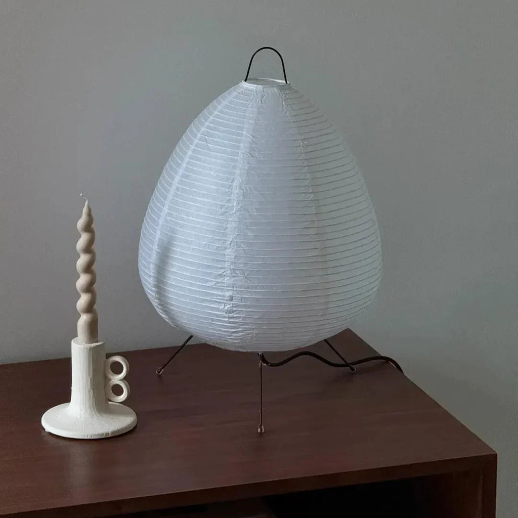 Rice Paper Floor Lamp With Japanese Style Paper Shade | Temsk