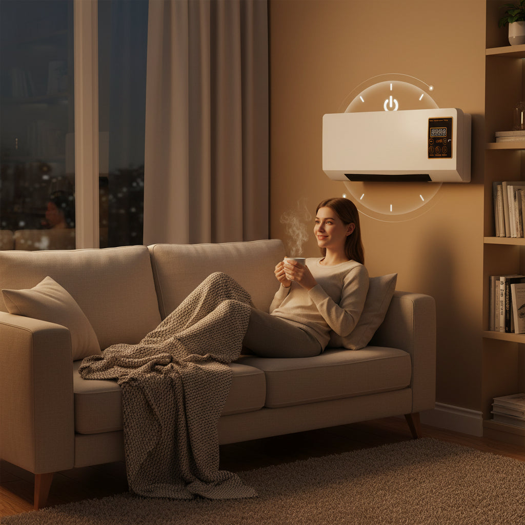 Tragbare 14000 BTU Klimaanlage mit Heiz- und Kühlfunktion und Fernbedienung | Temsk