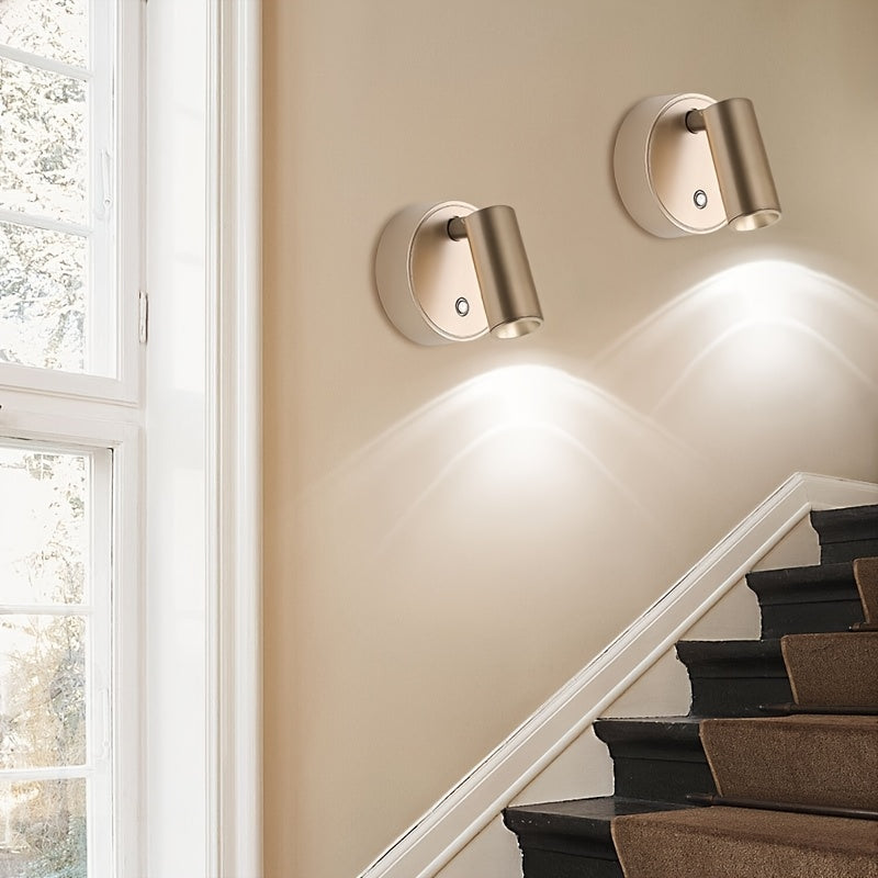 Wiederaufladbare magnetische Wandleuchte mit Touch-Steuerung und kabellosem Design | Temsk