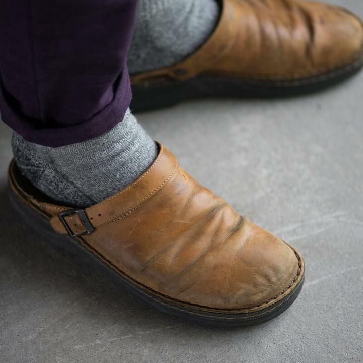 Nordale Collection Men's Slippers With Orthopedic Leather | Temsk