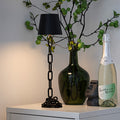 Industrial Chain-Link Desk Lamp With Rechargeable LED Light | Temsk