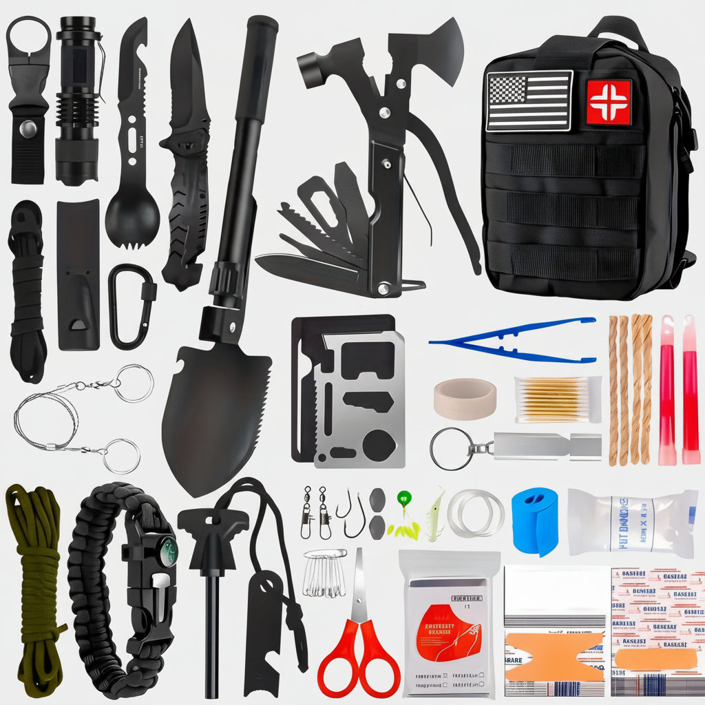 Taktischer Survival-Rucksack mit batteriebetriebenem Multifunktionswerkzeug für Outdoor | Temsk
