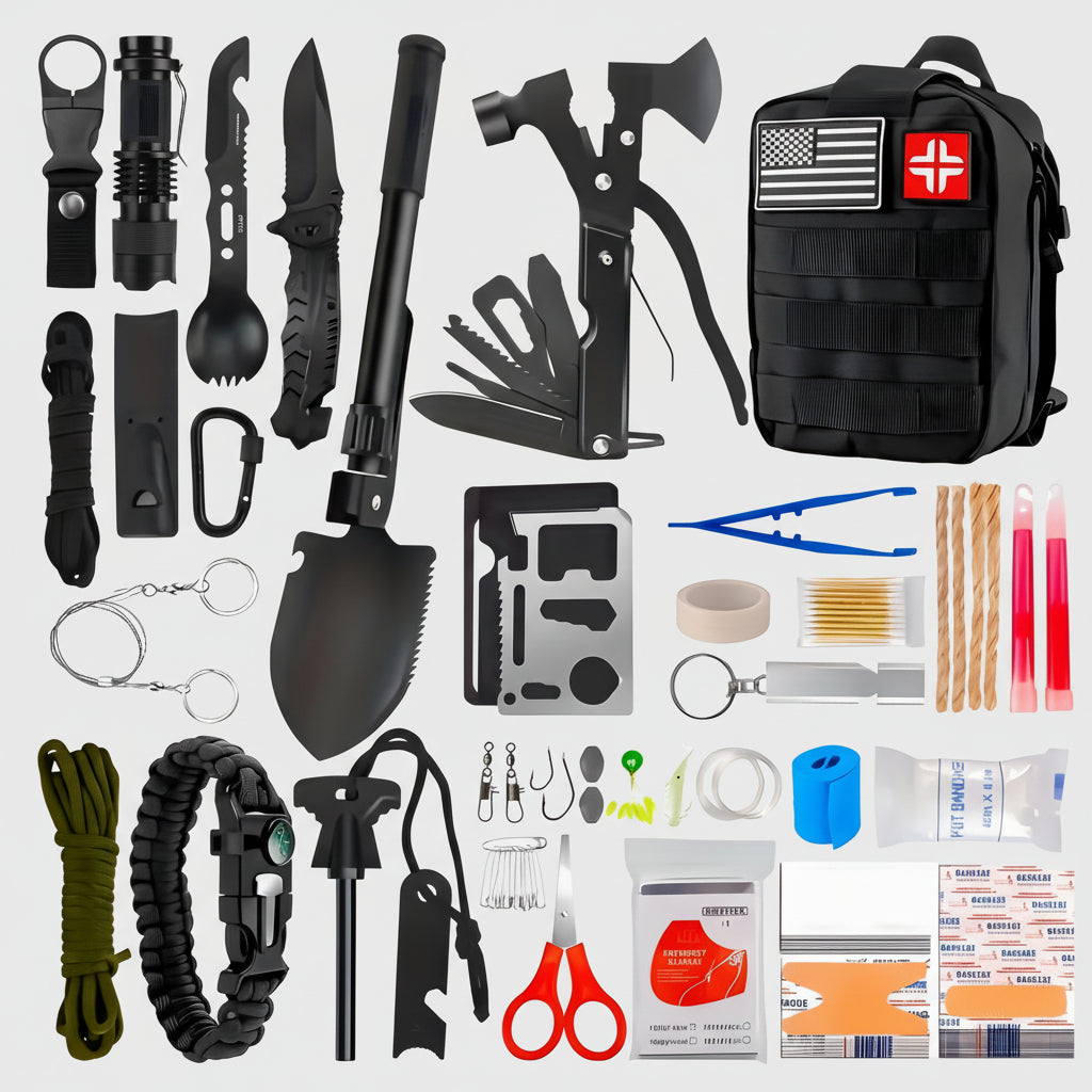 Taktischer Survival-Rucksack mit batteriebetriebenem Multifunktionswerkzeug für Outdoor | Temsk