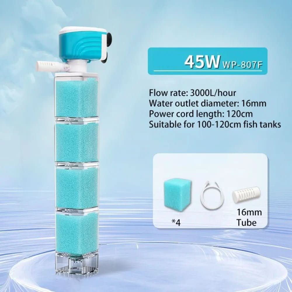 ClearWave Pro 5-In-1 Aquarium Filter System For Crystal Clear Water | Temsk