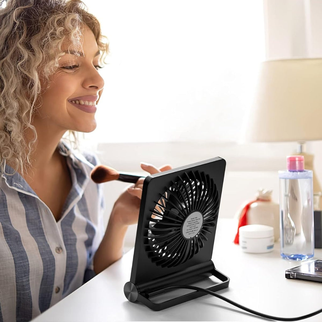 Tragbarer USB-Klemm-Tischventilator, kompakte faltbare Kühlbox | Temsk