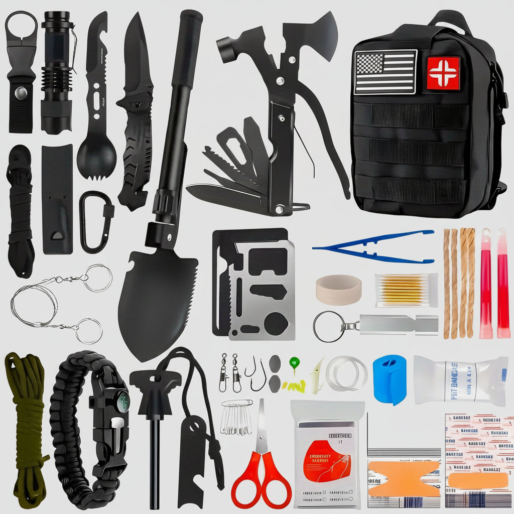 Taktischer Survival-Rucksack mit batteriebetriebenem Multifunktionswerkzeug für Outdoor | Temsk