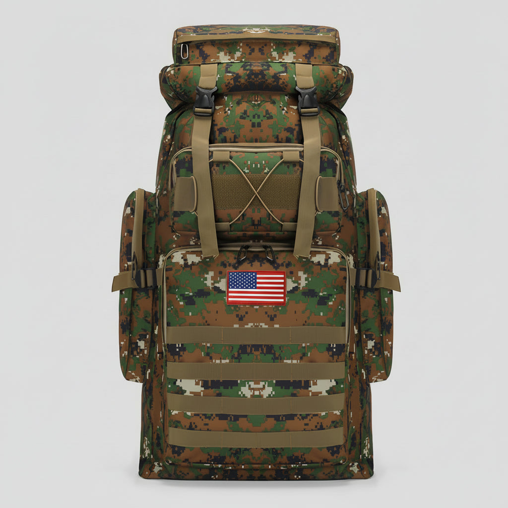 Large Capacity Hiking Daypack For Outdoor Travel And Tactical Use | Temsk