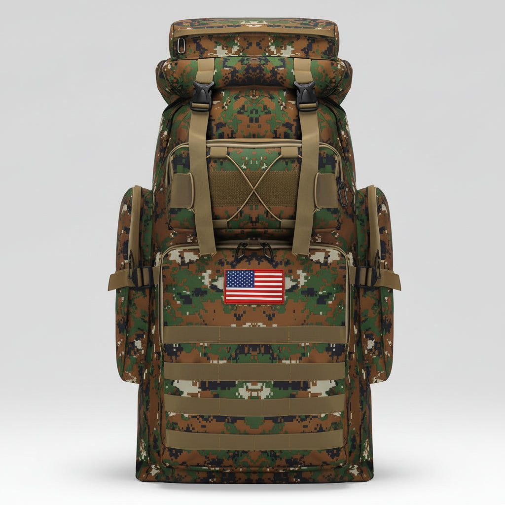 Large Capacity Hiking Daypack For Outdoor Travel And Tactical Use | Temsk