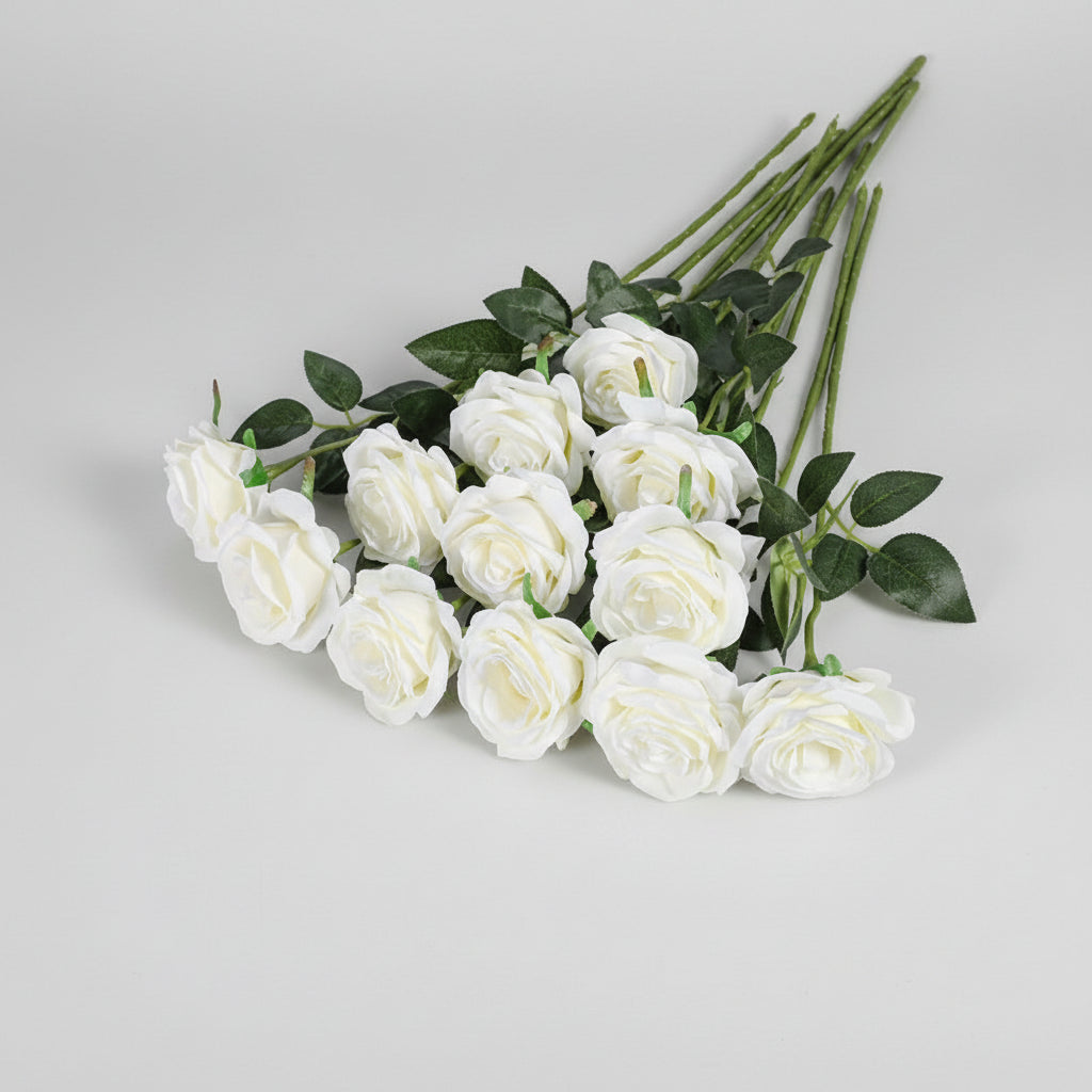 Mother's Day Red Artificial Rose Bouquet For Home Decor | Temsk