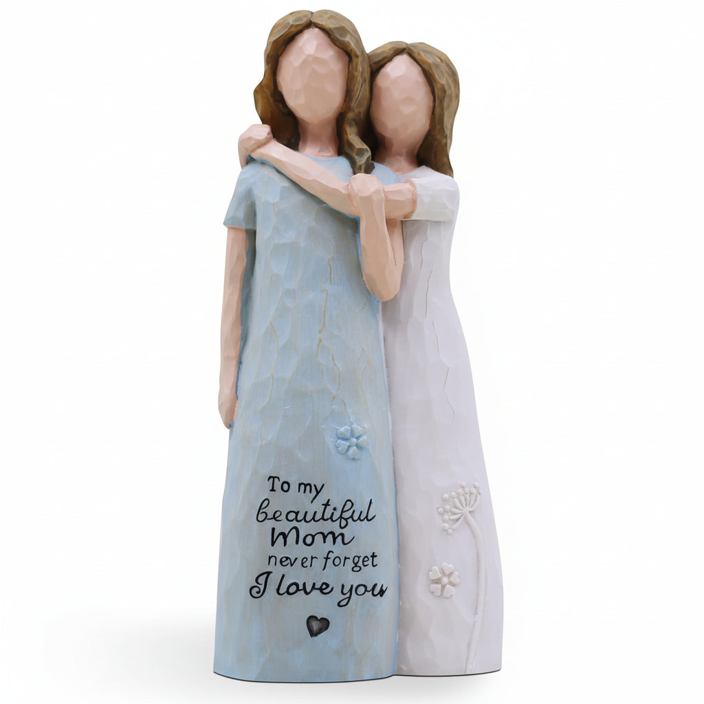 Cherished Mom And Daughter Figurine For Mothers Day Gift Decor | Temsk