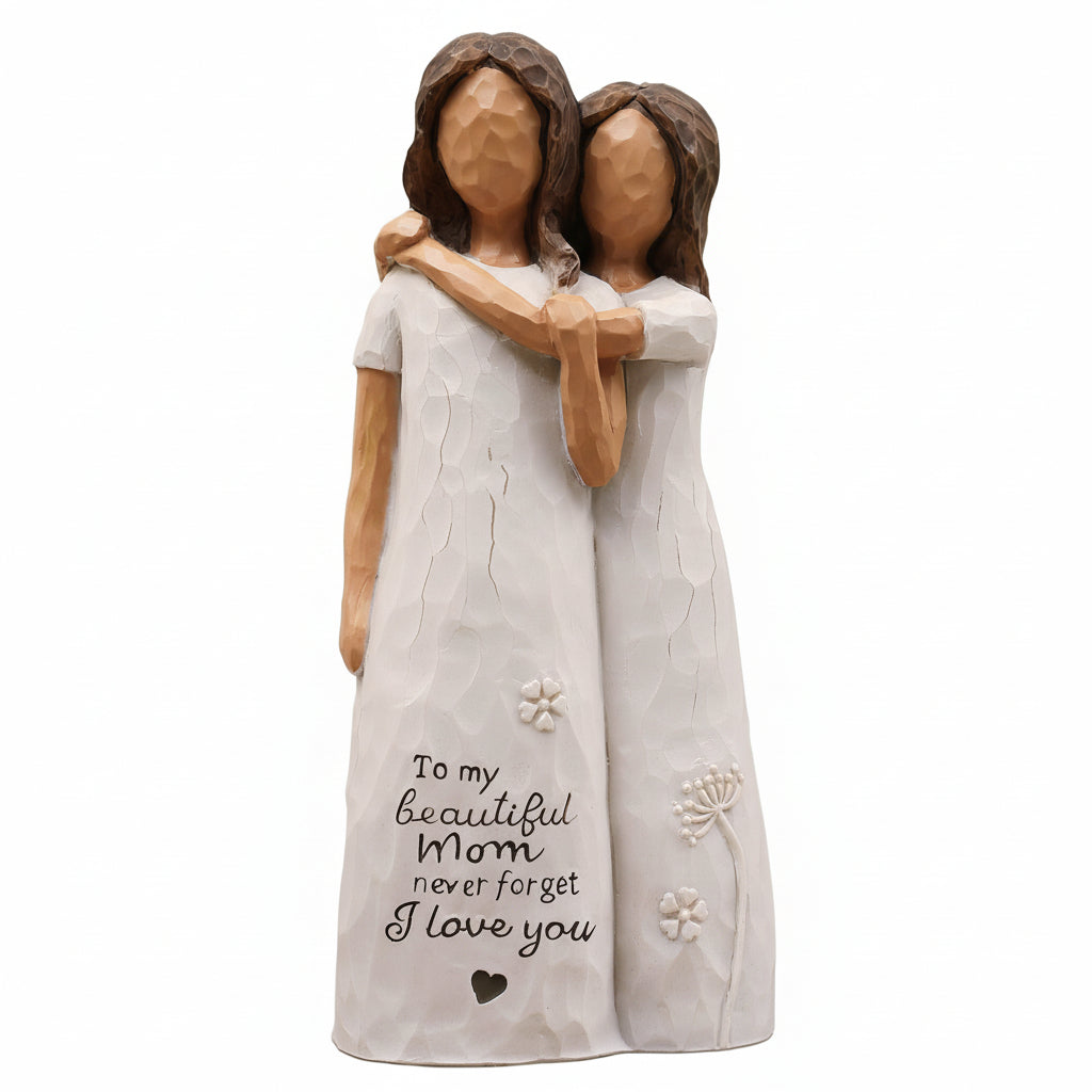 Cherished Mom And Daughter Figurine For Mothers Day Gift Decor | Temsk