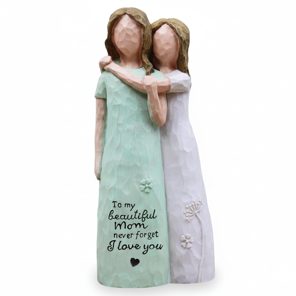 Cherished Mom And Daughter Figurine For Mothers Day Gift Decor | Temsk