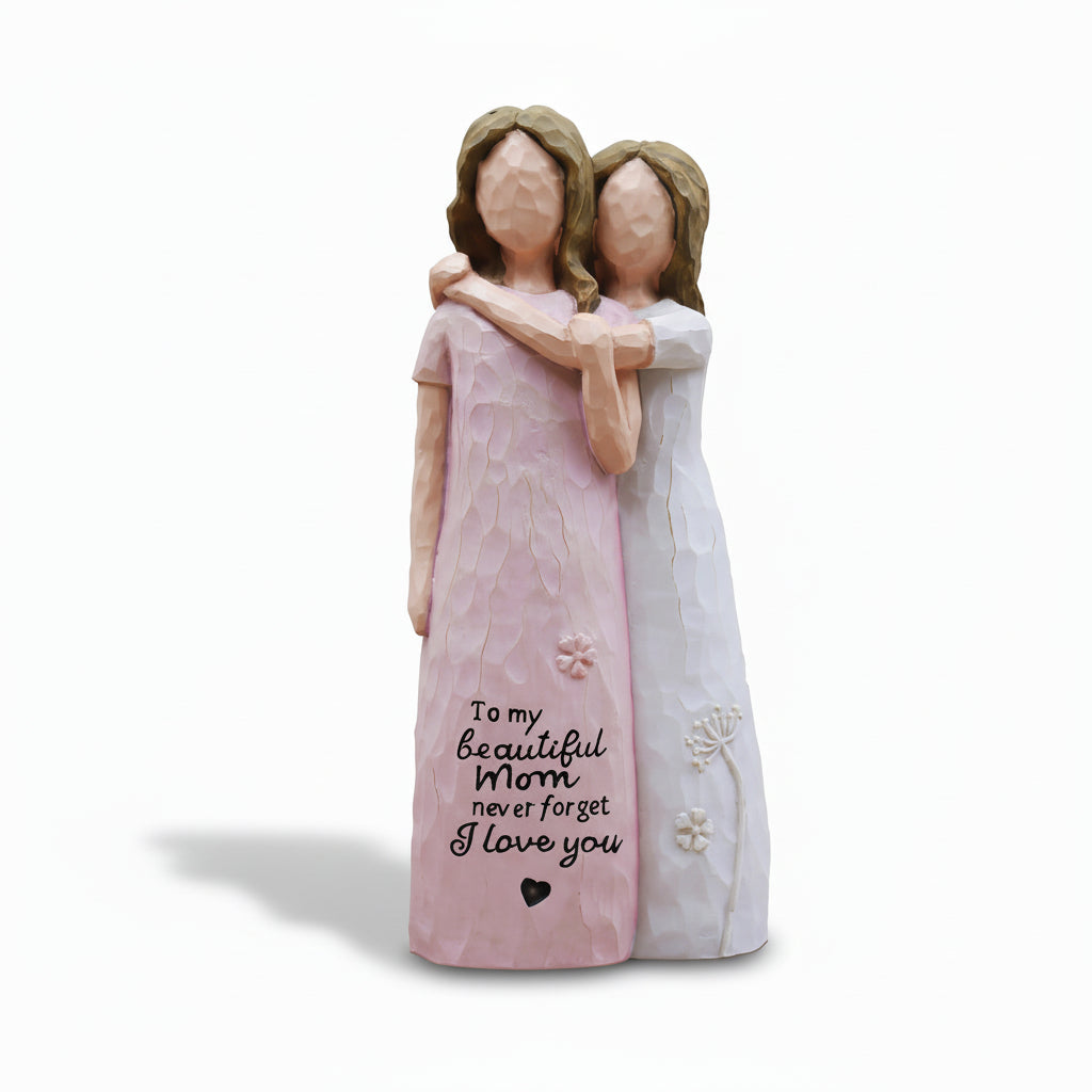 Cherished Mom And Daughter Figurine For Mothers Day Gift Decor | Temsk