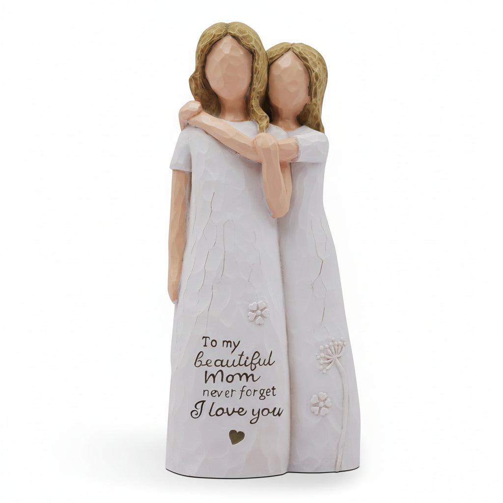 Cherished Mom And Daughter Figurine For Mothers Day Gift Decor | Temsk