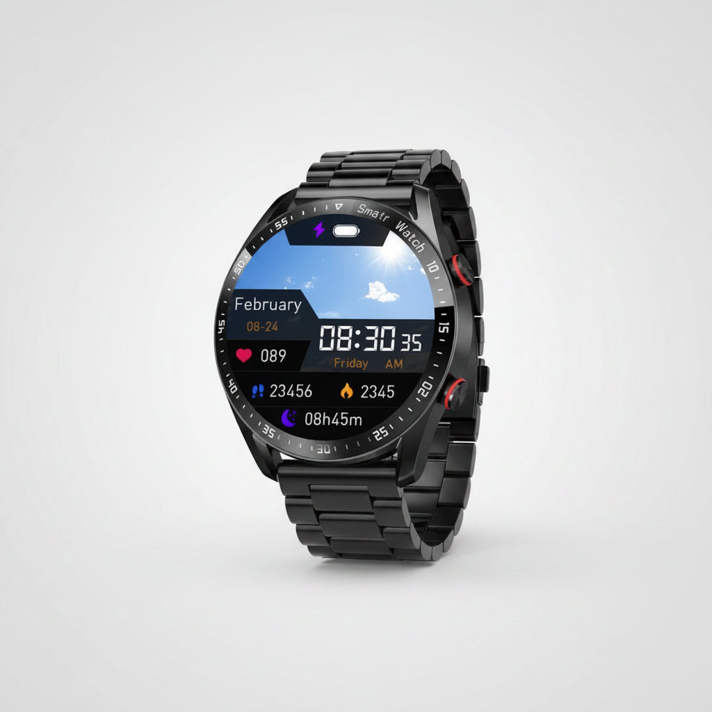 Smartwatch mit Herzfrequenzmesser und Fitness-Tracking | Temsk