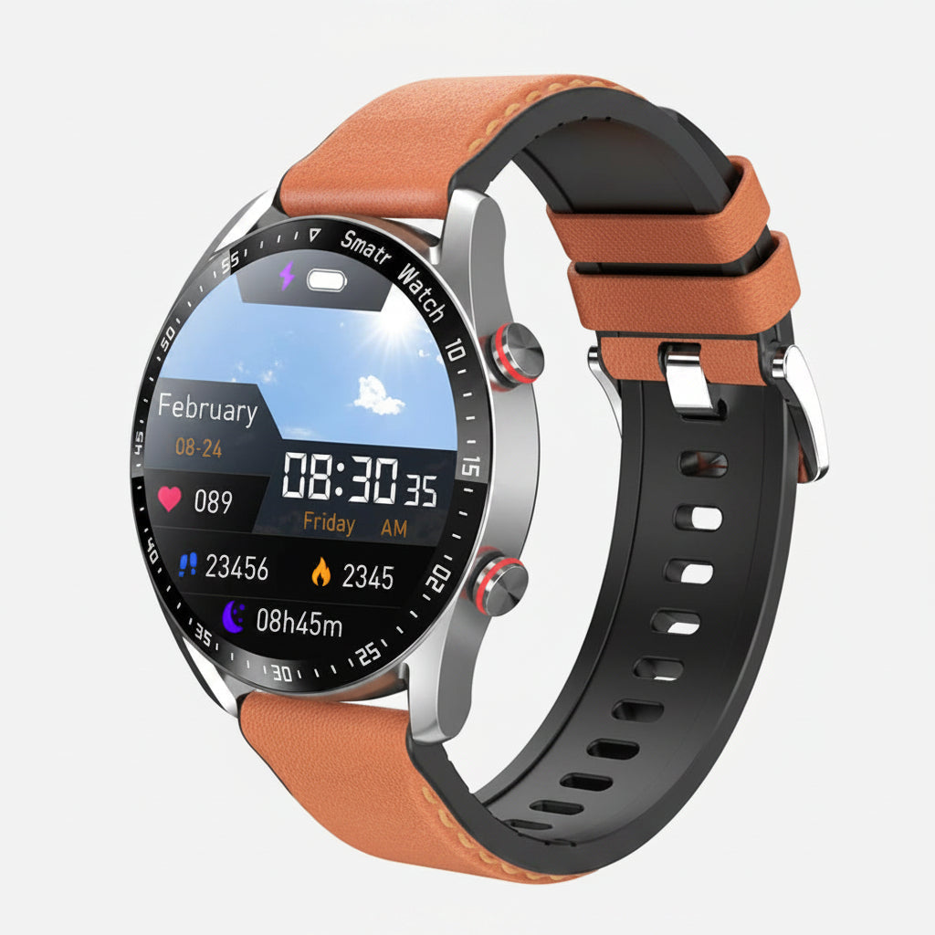 Smartwatch mit Herzfrequenzmesser und Fitness-Tracking | Temsk