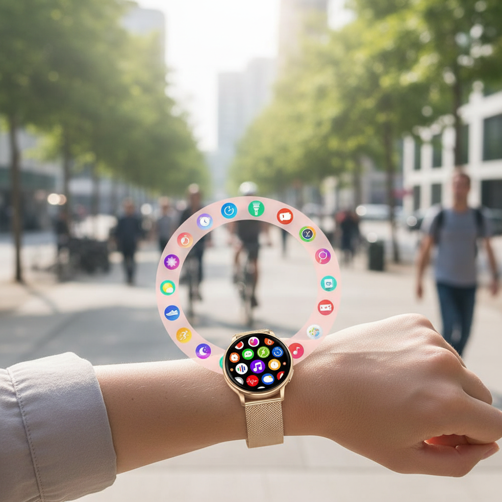 Intelligente Fitnessuhr mit Herzfrequenzmessung für den Alltag | Temsk