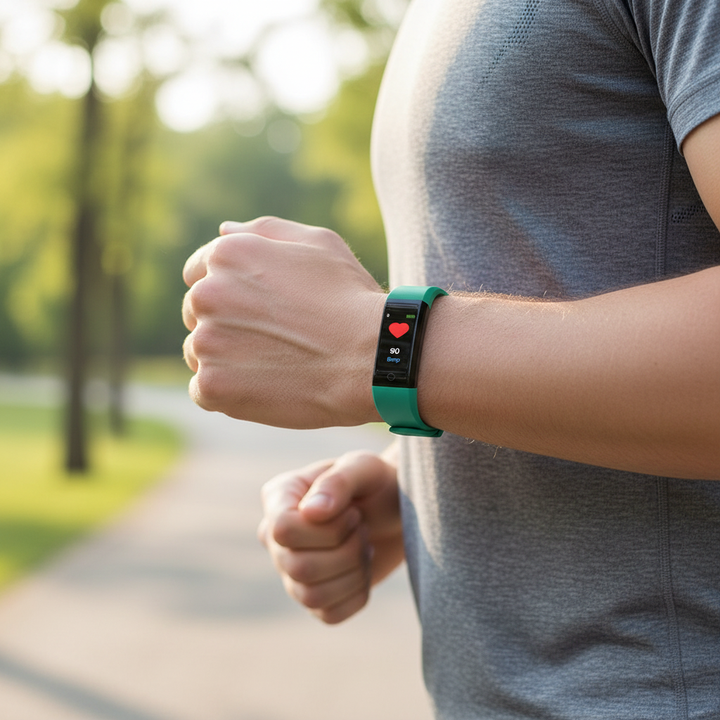 Smartwatch Fitness-Tracker mit Aktivitätsüberwachung am Handgelenk | Temsk