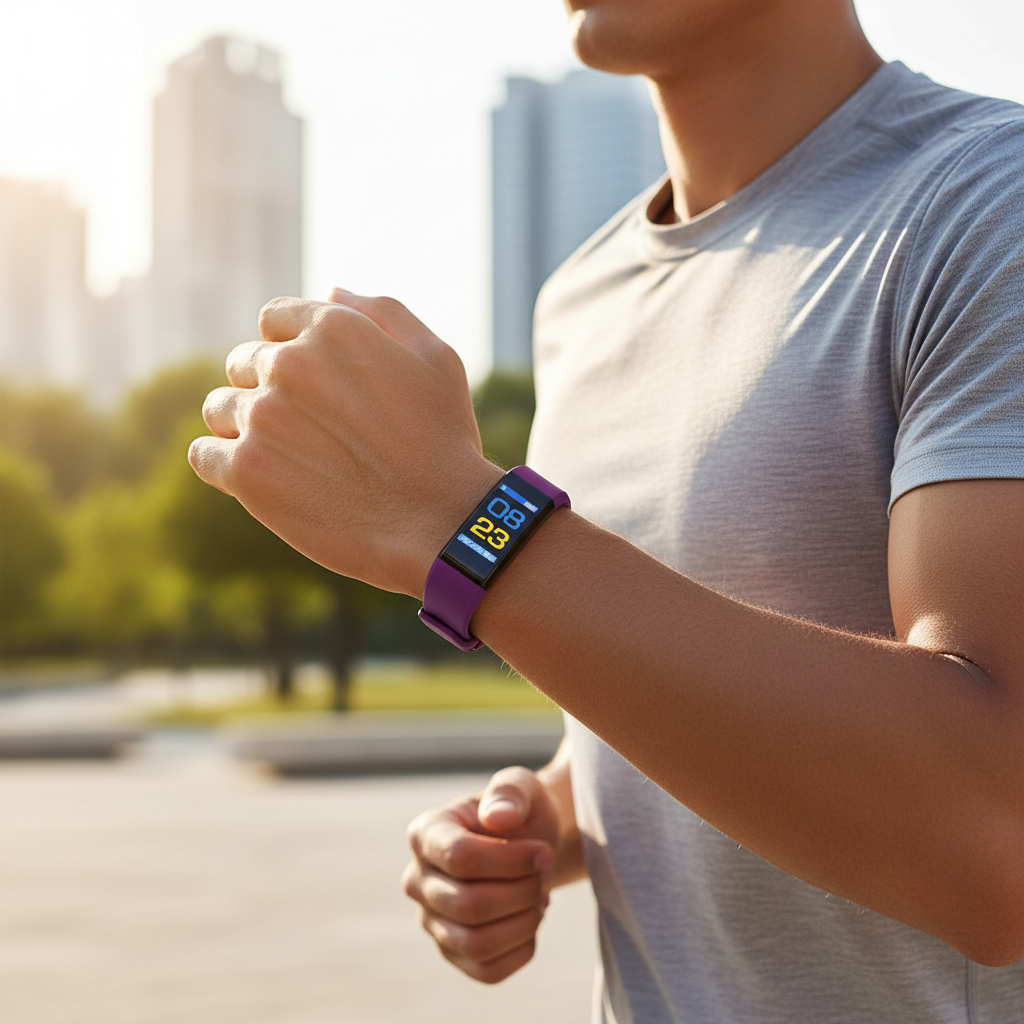 Smartwatch Fitness-Tracker mit Aktivitätsüberwachung am Handgelenk | Temsk